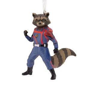 Hallmark Ornaments Marvel Rocket Guardians of the Galaxy - Christmas Raccoon